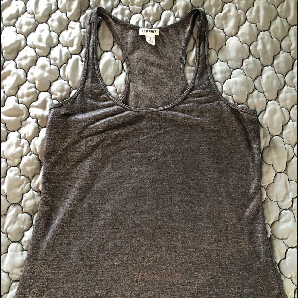 ✌️Last $$💧 Old Navy Sparkly Charcoal Tank